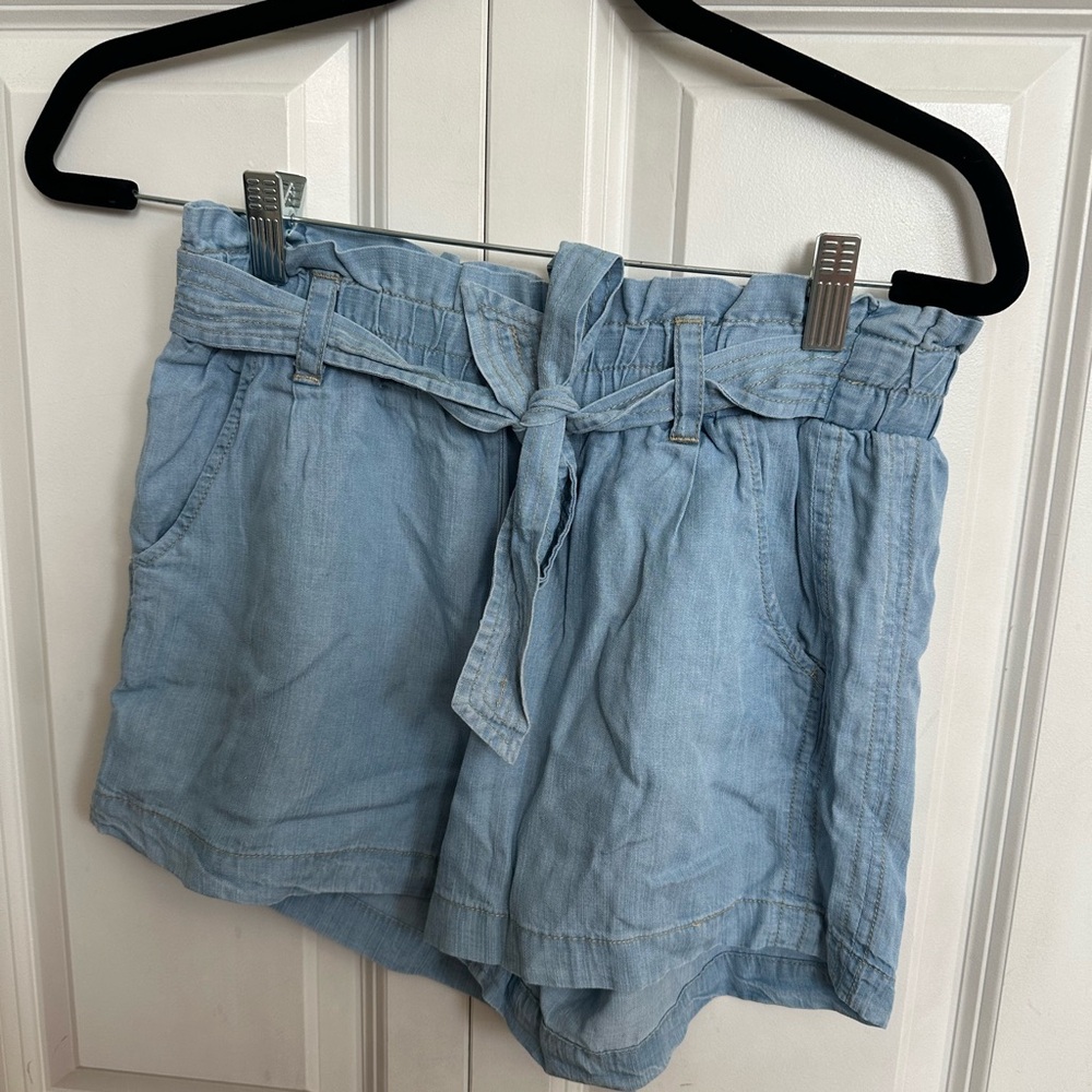 Jolt High Waist Light Blue Women's Shorts